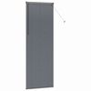 vidaXL Window Blind with Curtains Manual Dark grey Aluminium