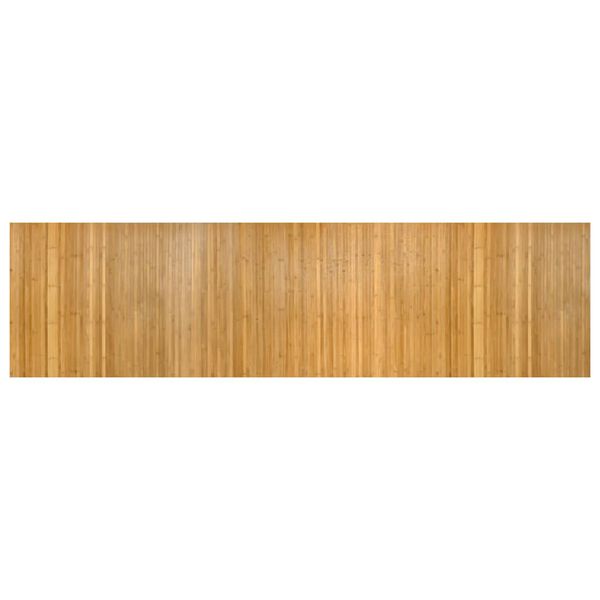 vidaXL Rug Rectangular Nature 80x300 cm Bamboo