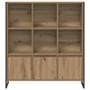 vidaXL Book Cabinet 2 pcs Artisian Oak 99.5 x 30 x 108 cm