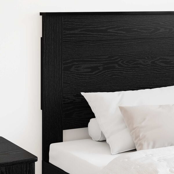 vidaXL Headboard with Headboard Black Oak 75 cm Engineered Wood