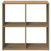 vidaXL Room Divider Bookcase Artisan Oak 69.5x29x69.5 cm Engineered Wood