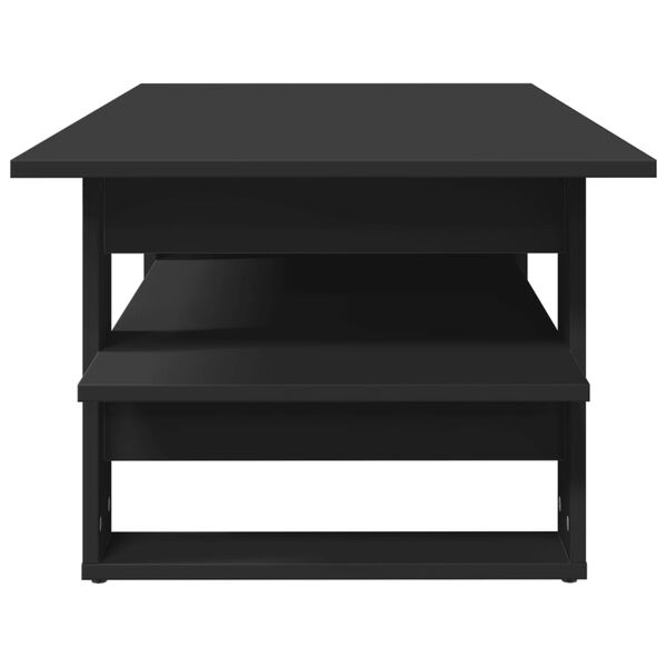 vidaXL Coffee Table Black 102x55x42 cm Engineered Wood