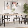 vidaXL Dining Table Legs Y-Frame 160x80x73 cm Steel