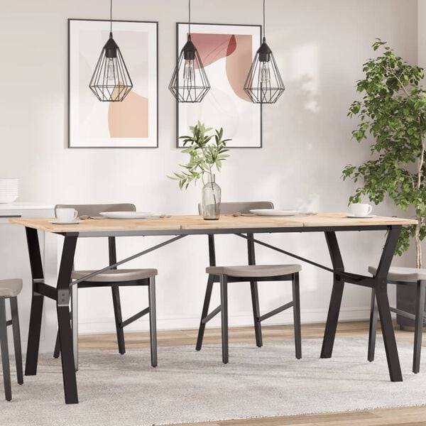 vidaXL Dining Table Legs Y-Frame 160x80x73 cm Steel