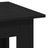 vidaXL Coffee Table Black Oak 100 x 60 x 42 cm Engineered Wood