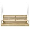 vidaXL Swing Bench Impregnated Pinewood 155x65x60 cm