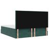 vidaXL Ottoman Bed with Mattresses Dark Green 180x200cm Velvet