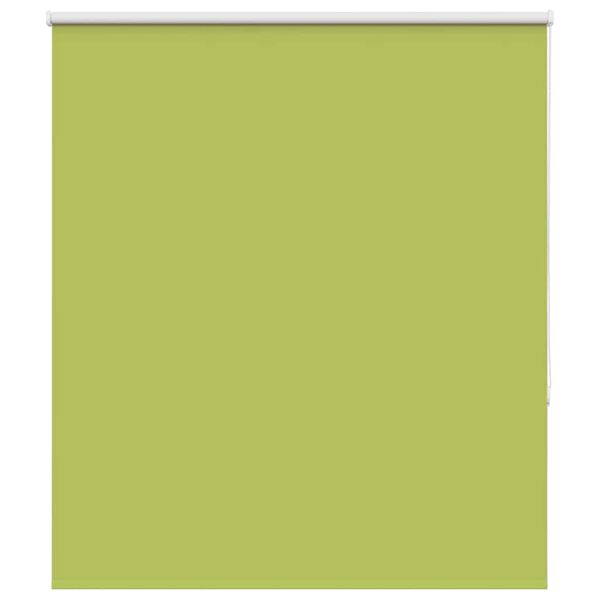 vidaXL Roller Blind Blackout Leaves Green 130x150 cm Fabric Width 126.6 cm Polyester