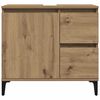 vidaXL Sink Cabinet Artisan Oak 65x33x60 cm Engineered Wood