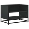 vidaXL TV Cabinet Black 61x40x46 cm Engineered Wood and Metal