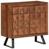 vidaXL Drawer Cabinet Honey Brown 70x35x70 cm Solid Wood Acacia