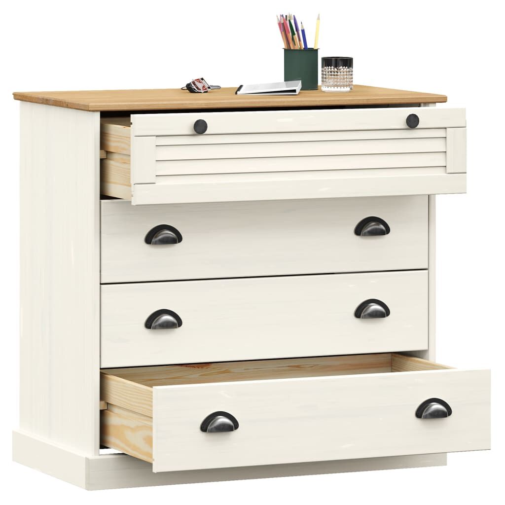 Short white clearance drawers