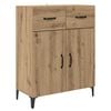 vidaXL Highboard Artisan Oak 69.5 x 34 x 180 cm Engineered Wood
