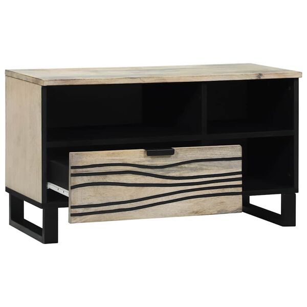 vidaXL TV Units with Drawer White 80 x 33 x 46 cm Engineered wood