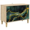 vidaXL TV Cabinet WIJHE 69 x 33 x 50 cm Sonoma Engineered Wood