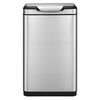 EKO Waste Bin Touch Bar Pro 2x20 L Matte Silver
