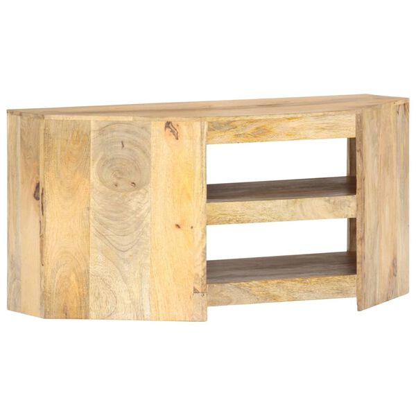 vidaXL Corner TV Cabinet 90x45x45 cm Solid Mango Wood