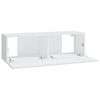 vidaXL 6 Piece TV Cabinet Set White Engineered Wood