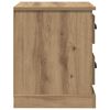 vidaXL Bedside Cabinet with Drawer 2 pcs Artisan Oak 39 x 39 x 47.5 cm