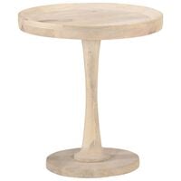 vidaXL Side Table Ø50x55 cm Solid Mango Wood