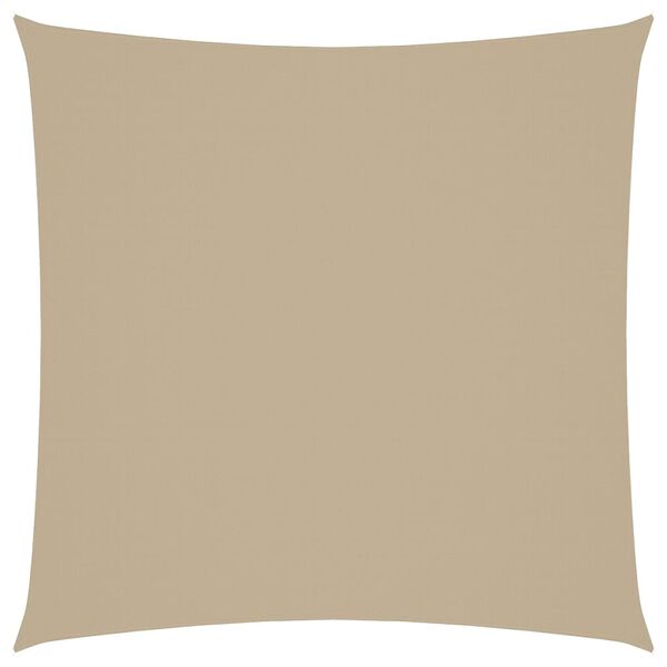 vidaXL Sunshade Sail Oxford Fabric Square 7x7 m Beige