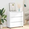 vidaXL Storage Cabinet White 80 x 31 x 81 cm Engineered Wood