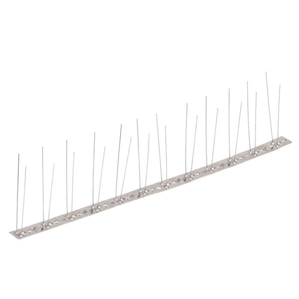vidaXL 2-row Stainless Steel Bird & Pigeon Spikes Set of 6 3 m