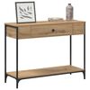 vidaXL Console Table Artisan Oak 100 x 34.5 x 75 cm Engineered wood