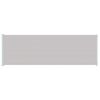 vidaXL Patio Retractable Side Awning 200x600 cm Grey
