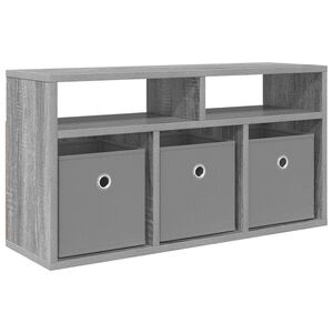 vidaXL Lowboard with Drawer Grey Sonoma 72 x 22.5 x 38 cm