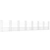 vidaXL U-shape Gabion Basket with 8 Posts Iron 860x20x150 cm