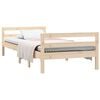 vidaXL Bed Frame without Mattress 90x190 cm Single Solid Wood Pine