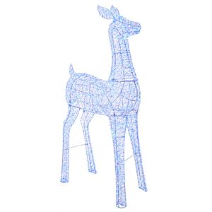 vidaXL Christmas LED Reindeer Motif Light LOVIISA 900 LEDs Blue