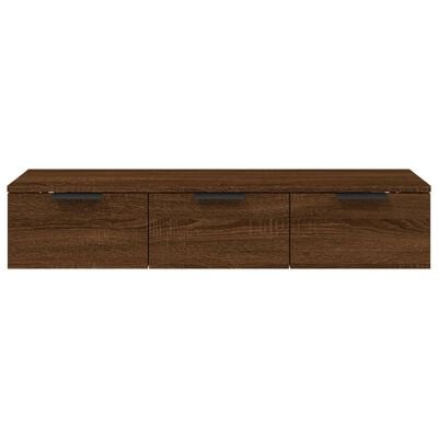 vidaXL Wall Cabinet Brown Oak 102x30x20 cm Engineered Wood