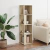 vidaXL Corner Cabinet Sonoma Oak 33x33x132 cm Engineered Wood