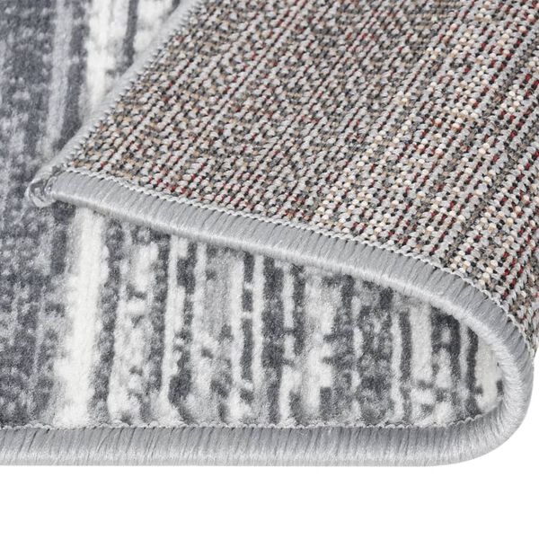 vidaXL Runner Rug BCF Grey 100x150 cm