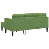 vidaXL Sofa Set 2 pcs Light green 173 x 131 x 67 cm Velvet
