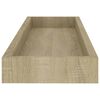 vidaXL Loggia Wall Shelves 2 pcs Oak 60x15x4 cm MDF