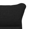 vidaXL Relaxing Chair Black 69 x 74 x 93 cm Fabric