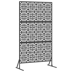 vidaXL Privacy Screen Black 100 x 50 x 180 cm Steel