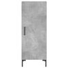 vidaXL Highboard Concrete Grey 34.5x34x180 cm Engineered Wood