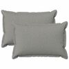 vidaXL Cushion with Pillow HOUTEN 2 pcs Cloud Grey Faux Linen