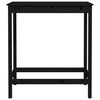 vidaXL 5 Piece Bar Set Black Solid Wood Pine
