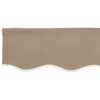 vidaXL Awning Valance Beige 280 x 20 cm Canvas