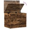 vidaXL Storage Box Smoked Oak 60x42x46 cm Engineered Wood