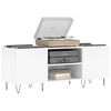 vidaXL Record Cabinet White 121x38x48 cm Engineered Wood