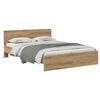 vidaXL Bed Frame Artisan Oak 150 x 200 cm Engineered Wood