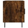 vidaXL Bedside Cabinets 2 pcs Smoked Oak 40x40x50 cm Engineered Wood