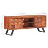 vidaXL TV Cabinet 122x30x49 cm Solid Acacia Wood