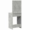 vidaXL Dressing Table Concrete grey 50 x 41 x 135 cm Engineered wood